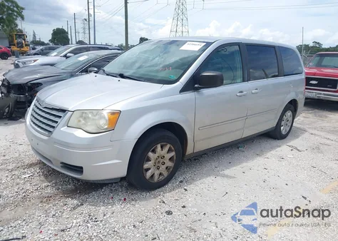 2009 Chrysler Town & Country Lx из США, поврежденный, VIN 2A8HR44E99R542621